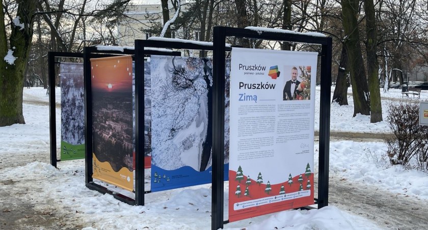 Wystawa w Parku Kościuszki „Pruszków Zimą”