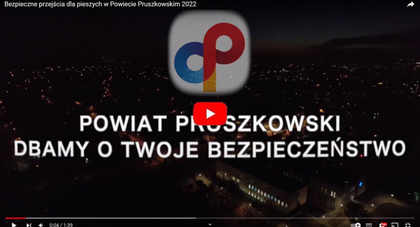 Bezpieczne przejścia dla pieszych w Powiecie Pruszkowskim 2022