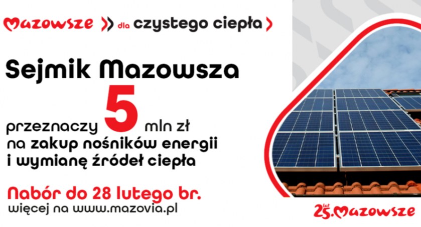 Mazowsze pomoże w wymianie źródeł ciepła. Gminy mogą otrzymać nawet 300 tys. zł