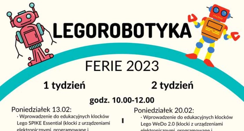 Legorobotyka ferie 2023 w Podkowie Leśnej