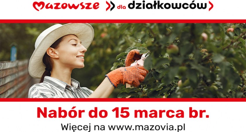 Pieniądze dla mazowieckich działkowców