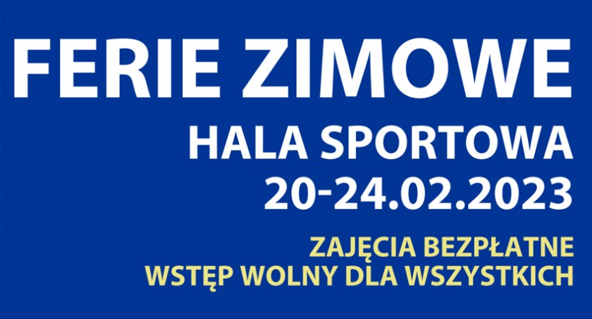 Ferie zimowe w Centrum Sportu Raszyn