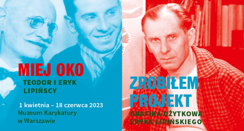 45 lat Muzeum Karykatury |  Wystawy jubileuszowe poświęcone Erykowi Lipińskiemu |  1 kwietnia - 18 czerwca 2023