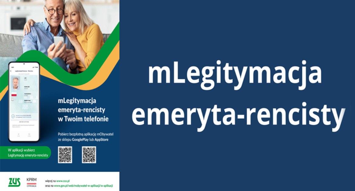 Emeryt i rencista może korzystać z mLegitymacji