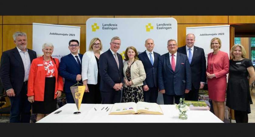 Delegacja Powiatu Pruszkowskiego z wizytą w niemieckim Esslingen