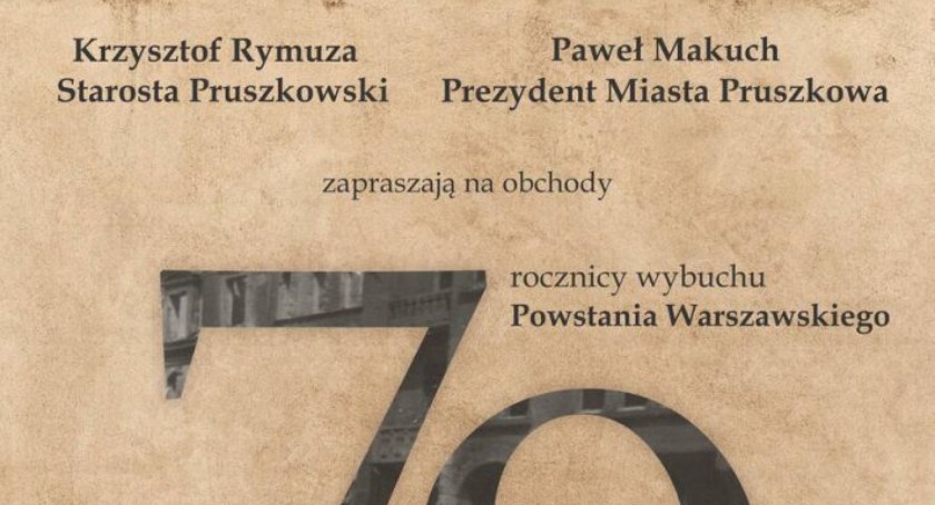 79. rocznica wybuchu Powstania Warszawskiego - obchody w Pruszkowie