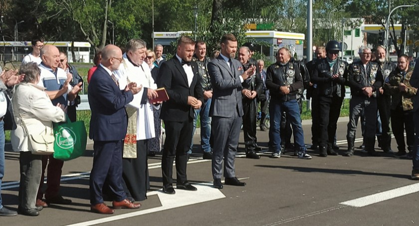 Uroczyste otwarcie ulicy Europejskiej w Pruszkowie