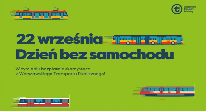 Europejski Dzień bez Samochodu z bezpłatną komunikacją miejską