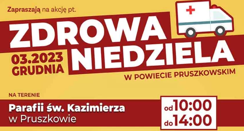 Weź udział w powiatowej akcji „Zdrowa Niedziela” – podaruj sobie „życiowy” prezent na Święta!