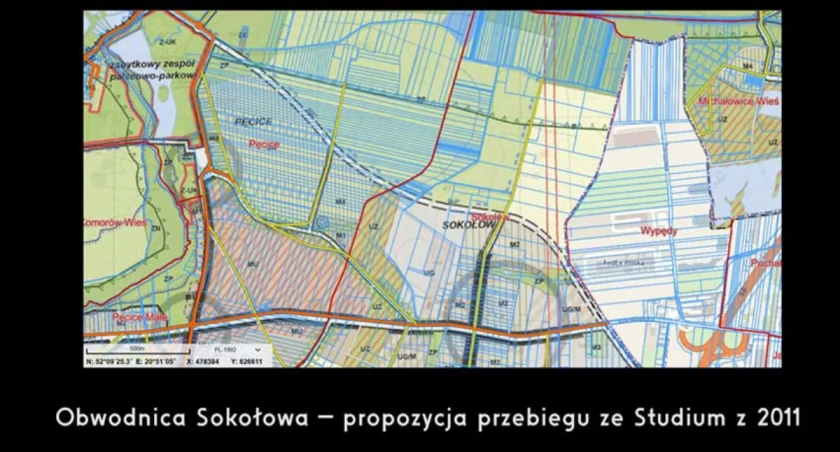Informacja wójt gminy - sprawa rozbudowy Al. Jerozolimskich oraz planów dot. obwodnic Sokołowa i Reguł