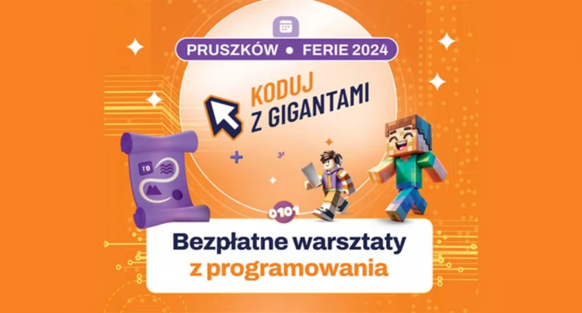 Koduj z Gigantami - ostatni weekend warsztatów w Pruszkowie