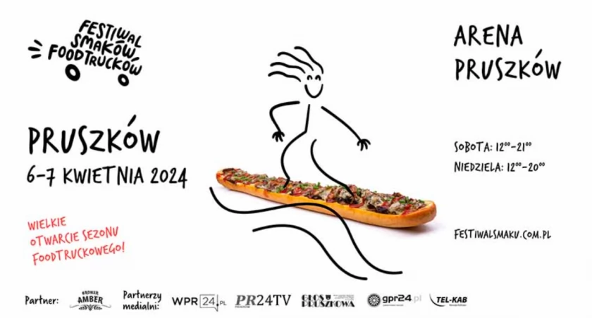 Wielkie otwarcie sezonu foodtruckowego już w ten weekend! Na Arenie Pruszków zaparkują food trucki serwujące dania niemal z całego świata.