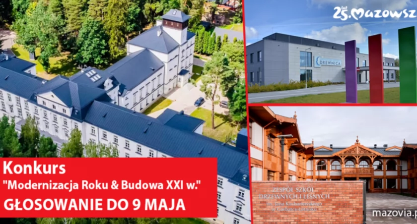 Trzy inwestycje sejmiku Mazowsza w ogólnopolskim konkursie!