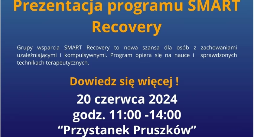 Zaproszenie na prezentację programu SMART Recovery