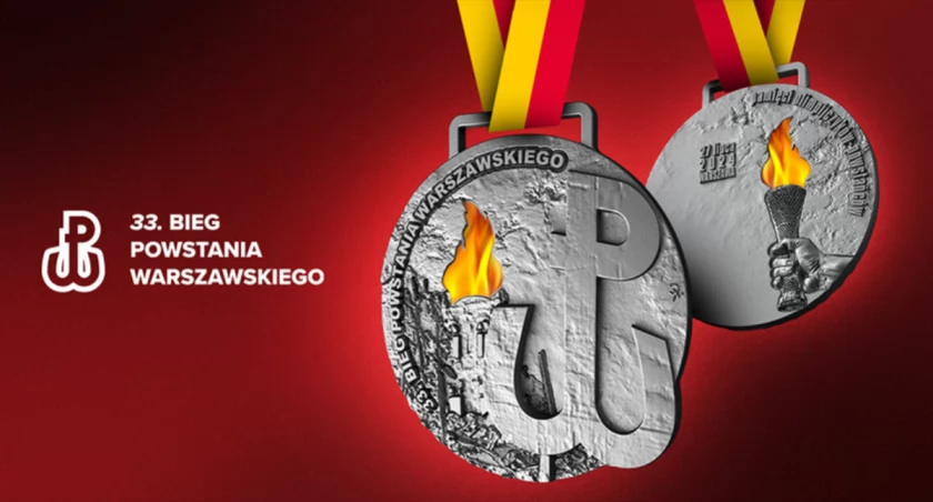 Już prawie 8 tysięcy uczestników na listach startowych! Przedstawiamy medal 33. Biegu Powstania Warszawskiego!