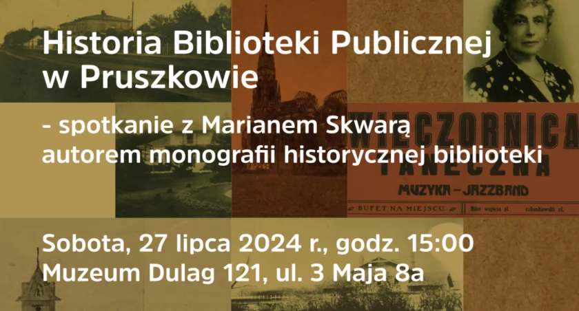 Historia Biblioteki Publicznej w Pruszkowie  – spotkanie z Marianem Skwarą w Muzeum Dulag 121