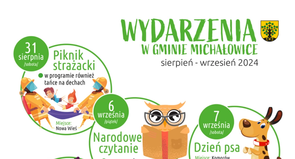 Zapraszamy serdecznie na wydarzenia w gminie Michałowice