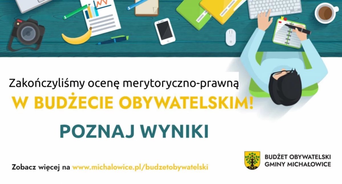 Gmina Michałowice - Budżet obywatelski 2025 - zakończyliśmy ocenę projektów