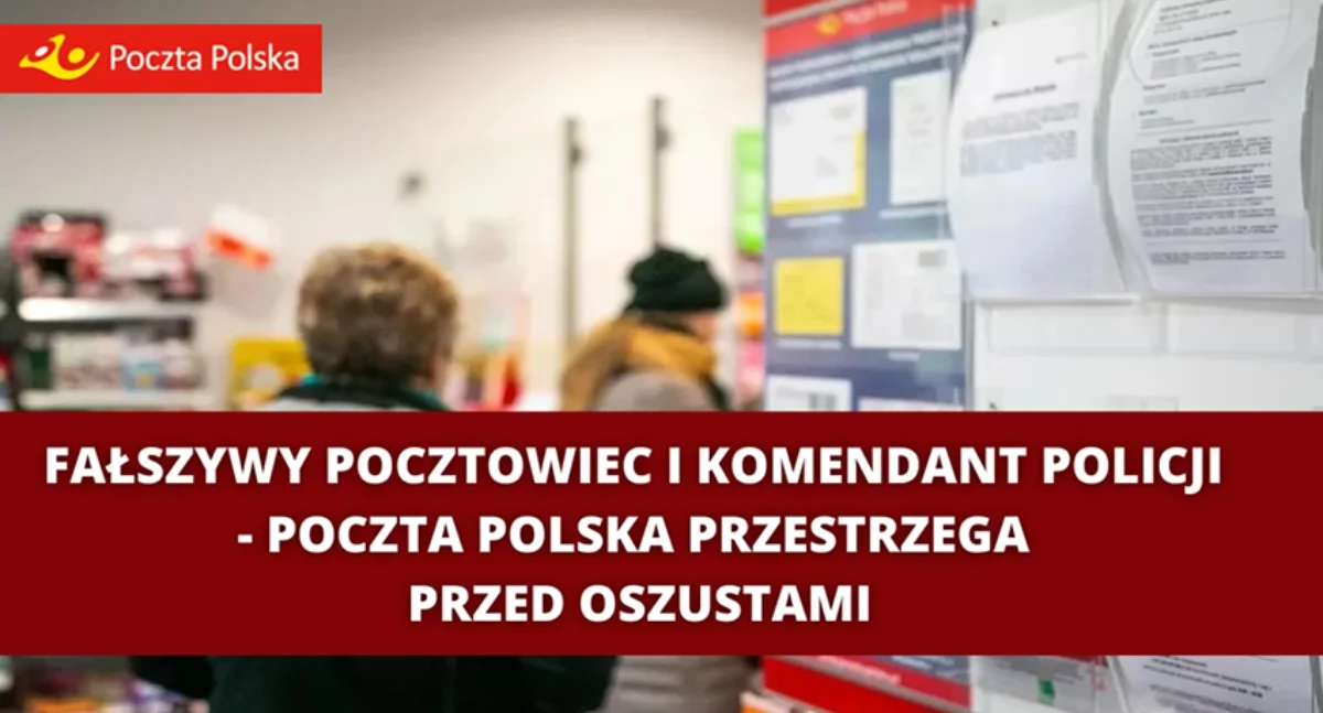 Fałszywy pocztowiec i komendant policji – Poczta Polska przestrzega przed oszustami