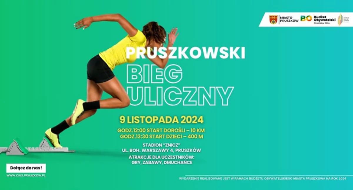 Utrudnienia w ruchu w związku z organizacją Pruszkowskiego Biegu Ulicznego