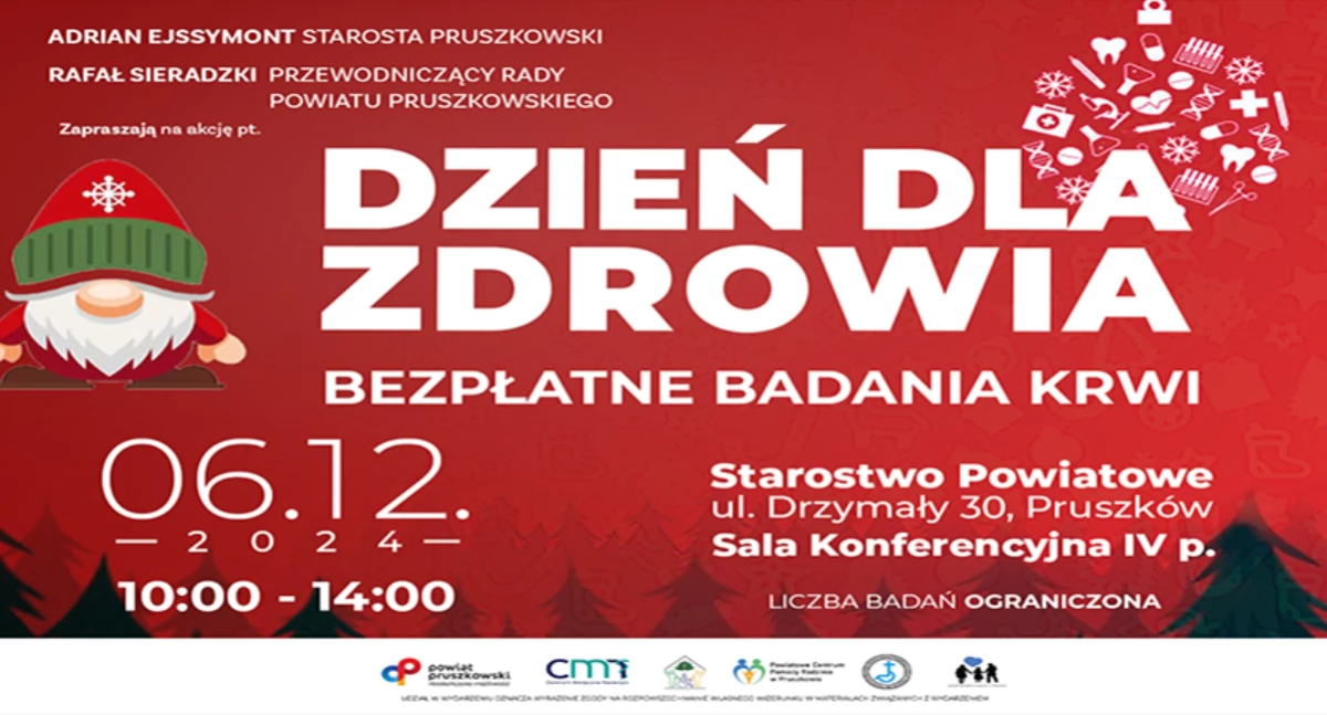 Mikołajkowy Dzień dla Zdrowia w powiecie pruszkowskim