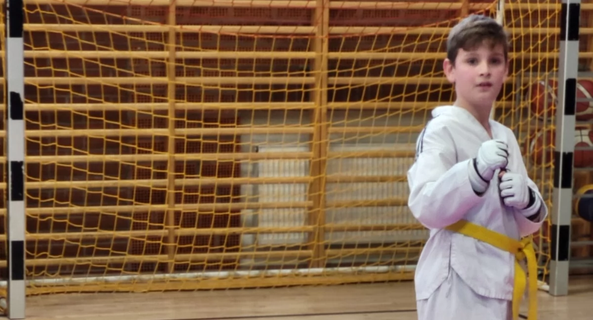 Mistrz taekwondo Jan Sosnowski ze SP nr 1 w Brwinowie