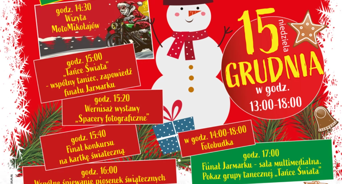 Jarmark świąteczny z atrakcjami w gminie Michałowice