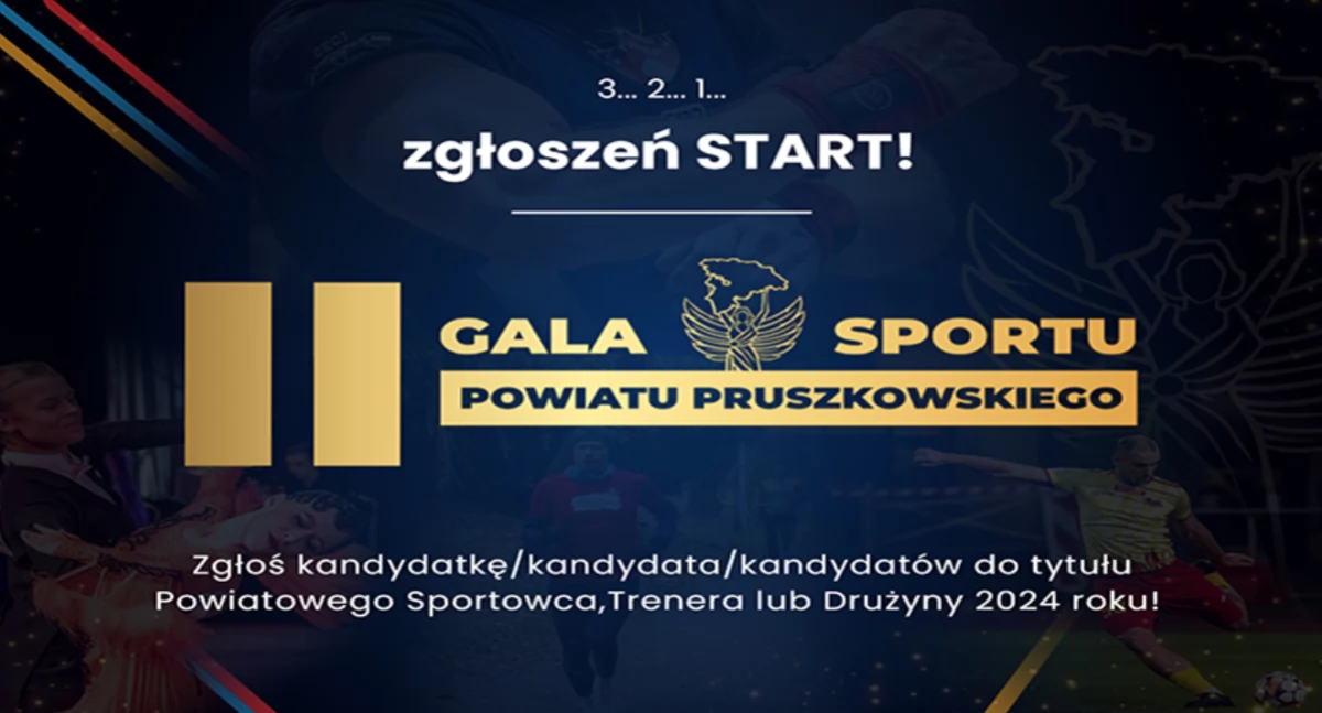 Kandydatki i kandydaci do tytułów: Powiatowego Sportowca, Trenera lub Drużyny 2024 roku poszukiwani!