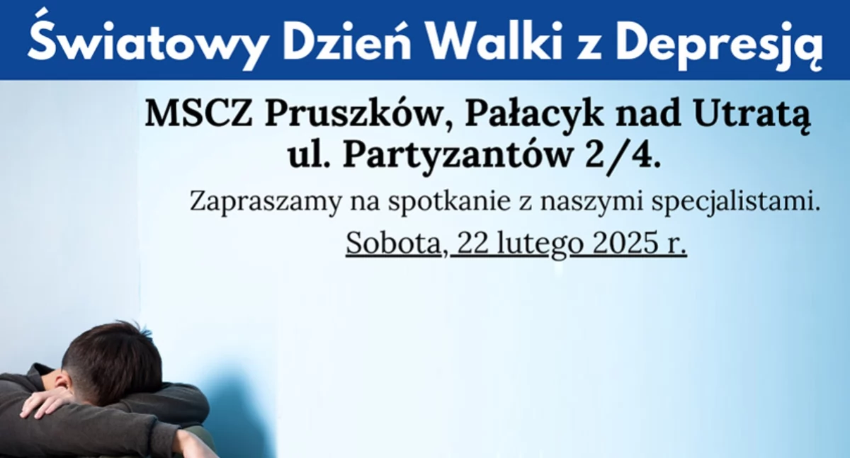 Światowy Dzień Walki z Depresją - zapraszamy na spotkanie w Pruszkowie