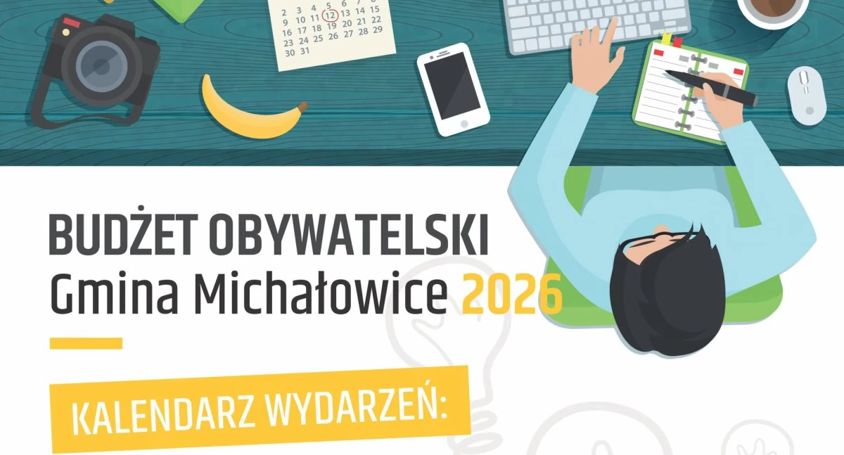 Terminarz 5. edycji Budżetu Obywatelskiego Gminy Michałowice