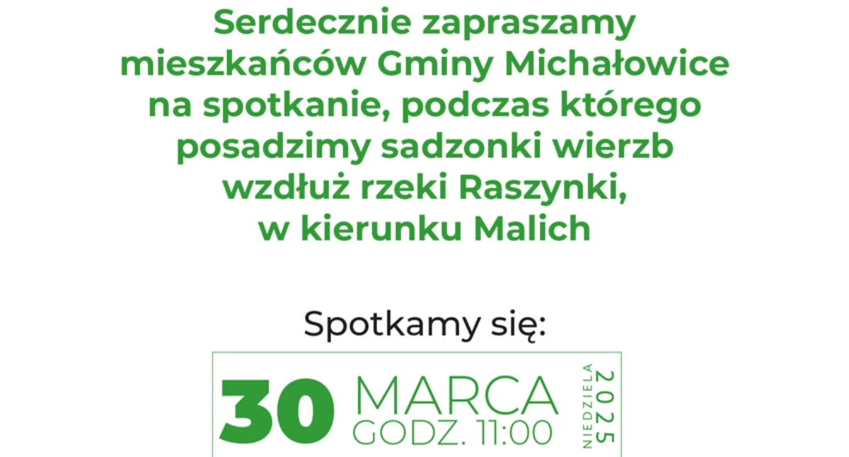 Mazowieckie Wierzby – wspólne sadzenie drzew w gminie Michałowice