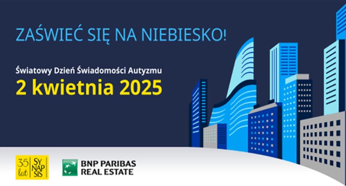 HOMEPARK Targówek oraz HOMEPARK Rawa rozświetlą się na niebiesko – wspierając Światowy Dzień Świadomości Autyzmu