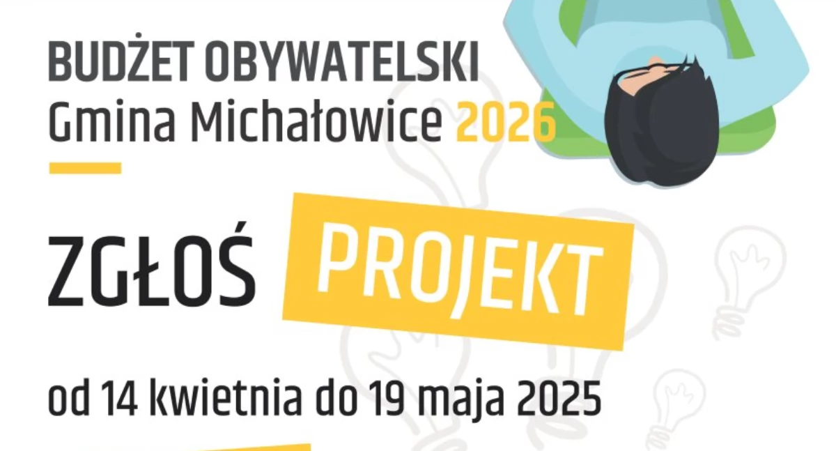 Zgłoś projekt w 5. edycji Budżetu Obywatelskiego Gminy Michałowice 2026