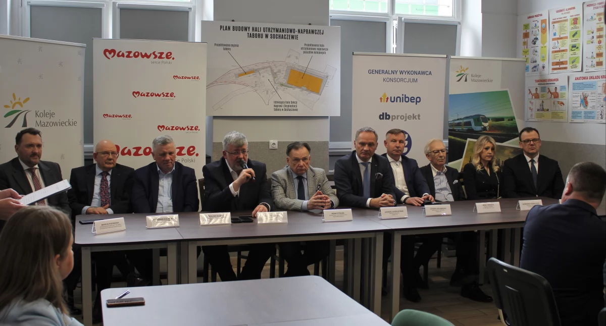 MAZOWSZE INWESTUJE W ZAPLECZE TECHNICZNE DLA KOLEI MAZOWIECKICH