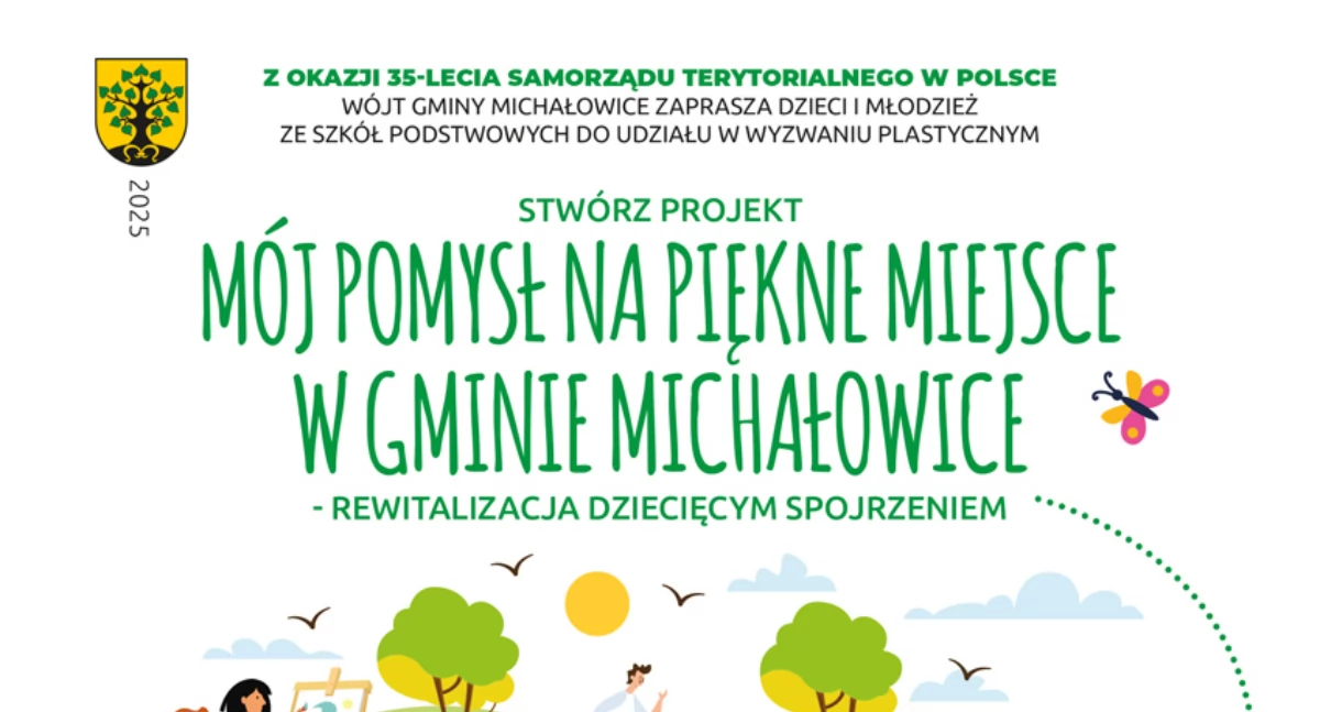 Gmina Michałowice ogłasza konkurs plastyczny dla uczniów ze szkół podstawowych