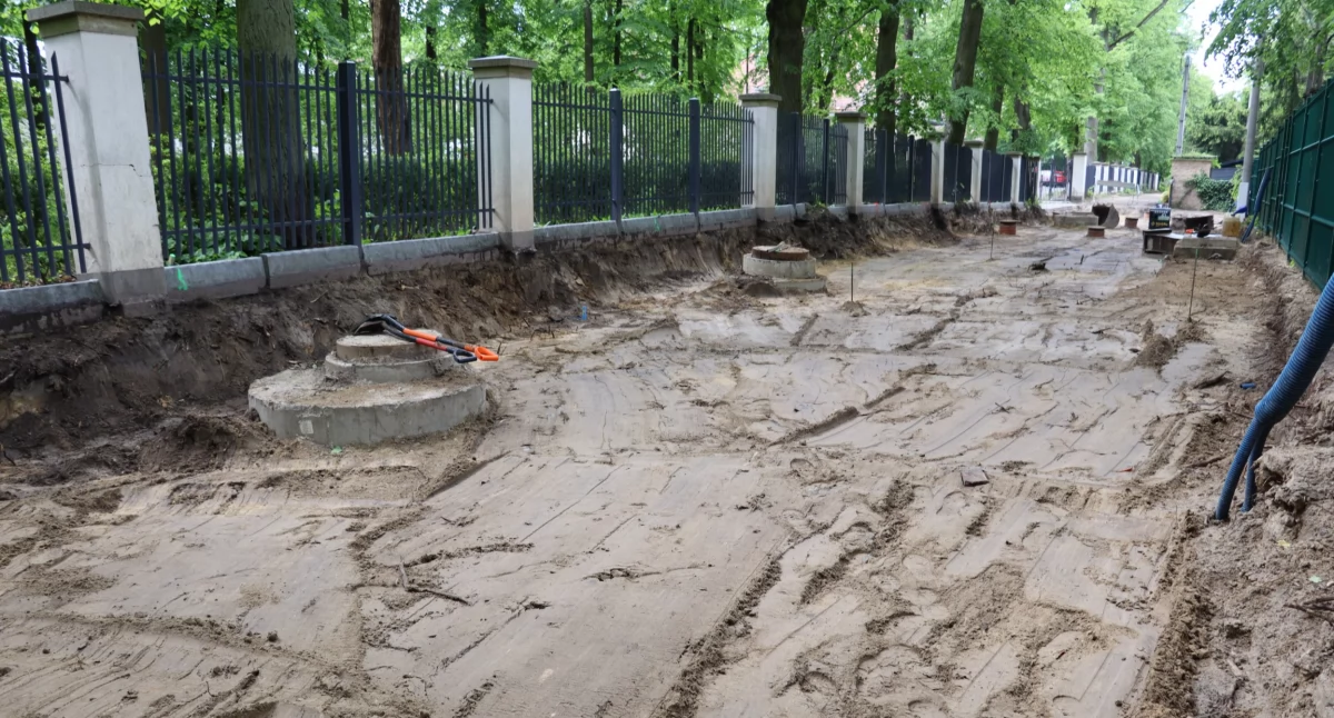 Świerkowa w Otrębusach w budowie