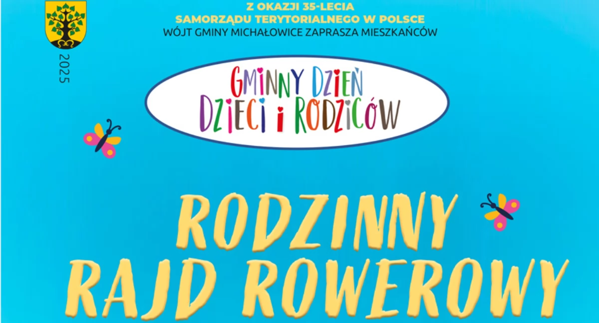 Rajd rowerowy podczas Gminnego Dnia Dzieci i Rodziny w gminie Michałowice