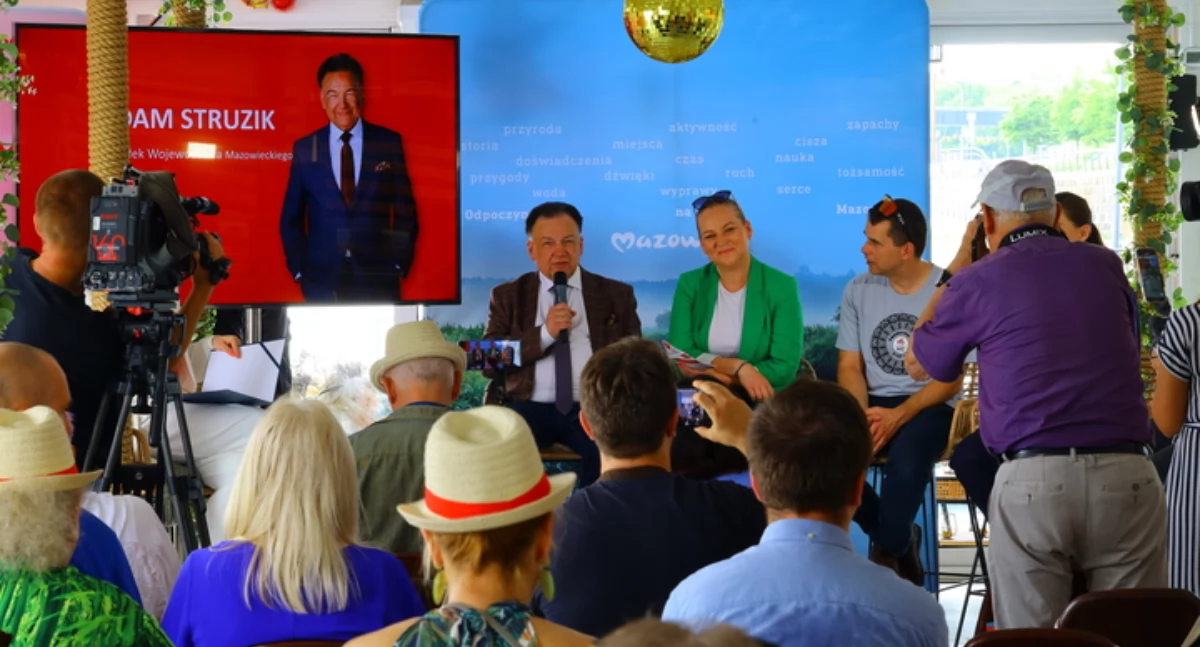 MAZOWSZE OTWIERA SEZON TURYSTYCZNY 2025 – KONFERENCJA PRASOWA NA WIŚLE!