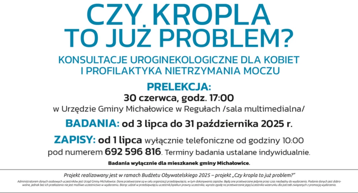 Michałowice - Konsultacje uroginekologiczne dla kobiet i profilaktyka nietrzymania moczu