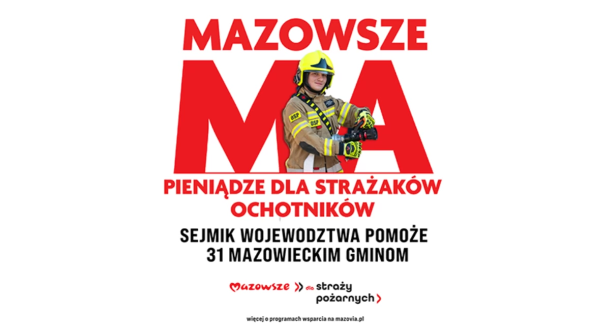 Dodatkowe pieniądze dla mazowieckich OSP