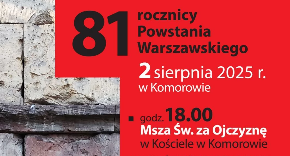 Obchody 81. Rocznicy Powstania Warszawskiego w Komorowie