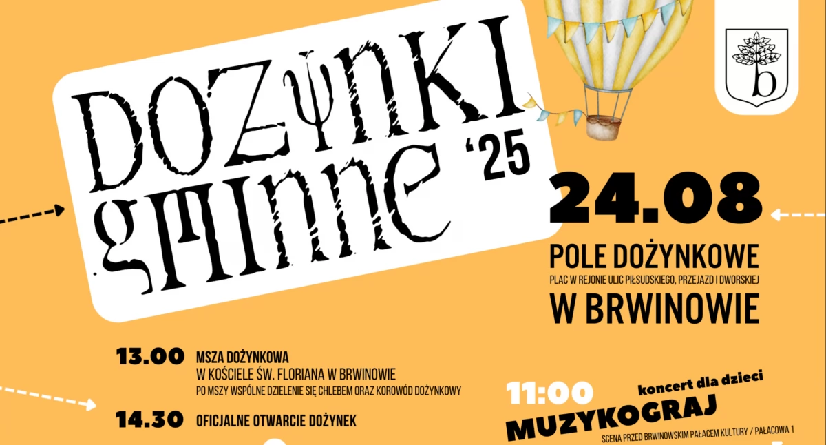 DOŻYNKI GMINNE 25 i CLEO w Brwinowie