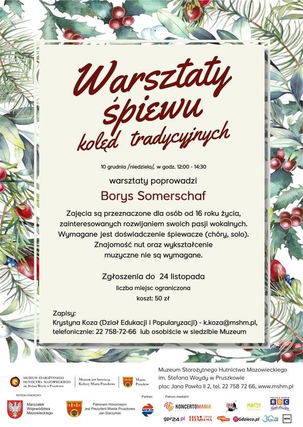 Warsztaty śpiewu kolęd tradycyjnych