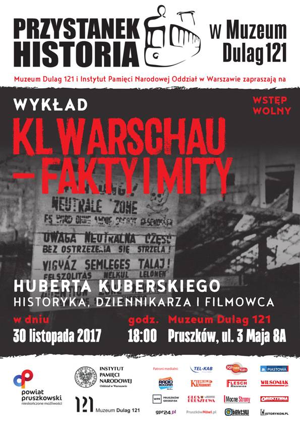„KL Warschau – fakty i mity” – wykład Huberta Kuberskiego z cyklu „Przystanek Historia w Muzeum Dula