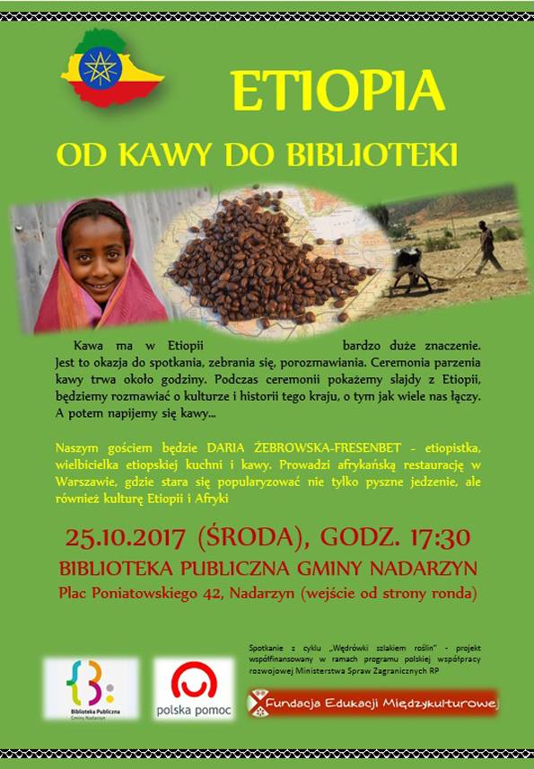 Etiopia - spotkanie w nadarzyńskiej bibliotece