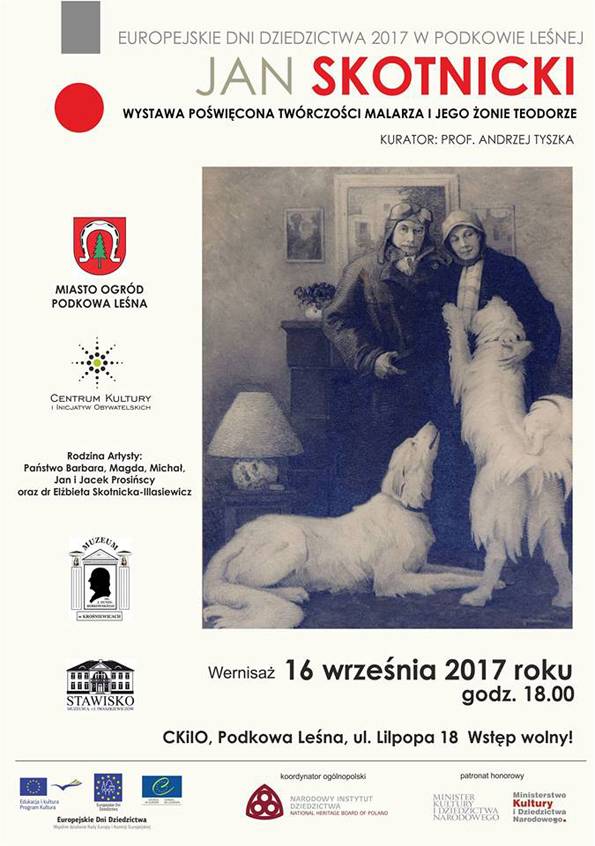 Jan Skotnicki - wystawa poświęcona twórczości malarza w Ckio Podkowa Leśna