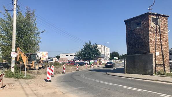 Kolejne prace na ulicy Broniewskiego w Pruszkowie