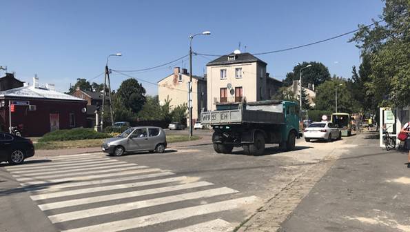 Postęp prac na ulicy Warsztatowej w Pruszkowie