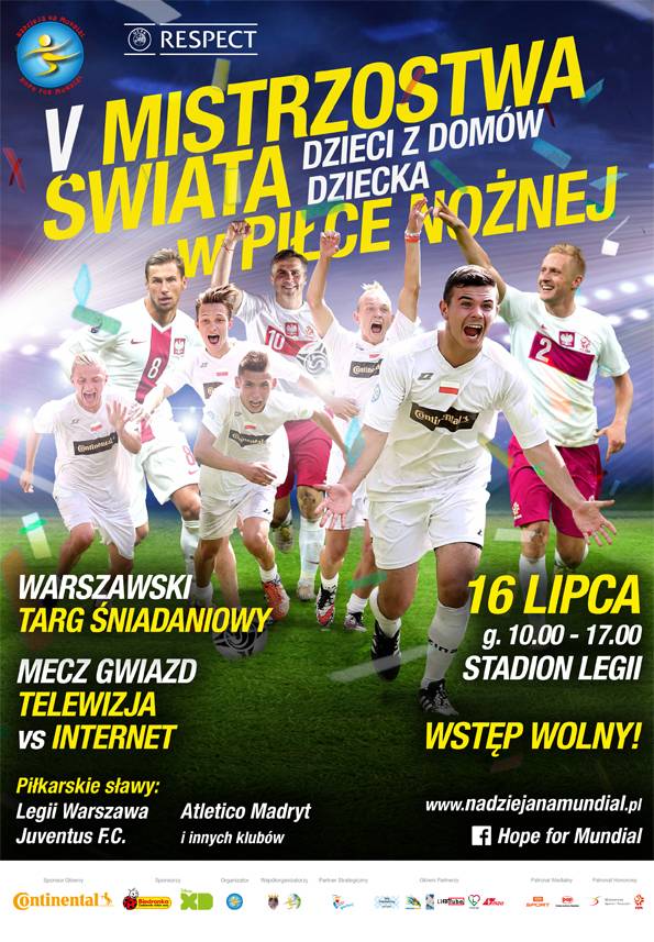 Biedronka po raz piąty wspiera Mistrzostwa Świata Dzieci z Domów Dziecka w Piłce Nożnej