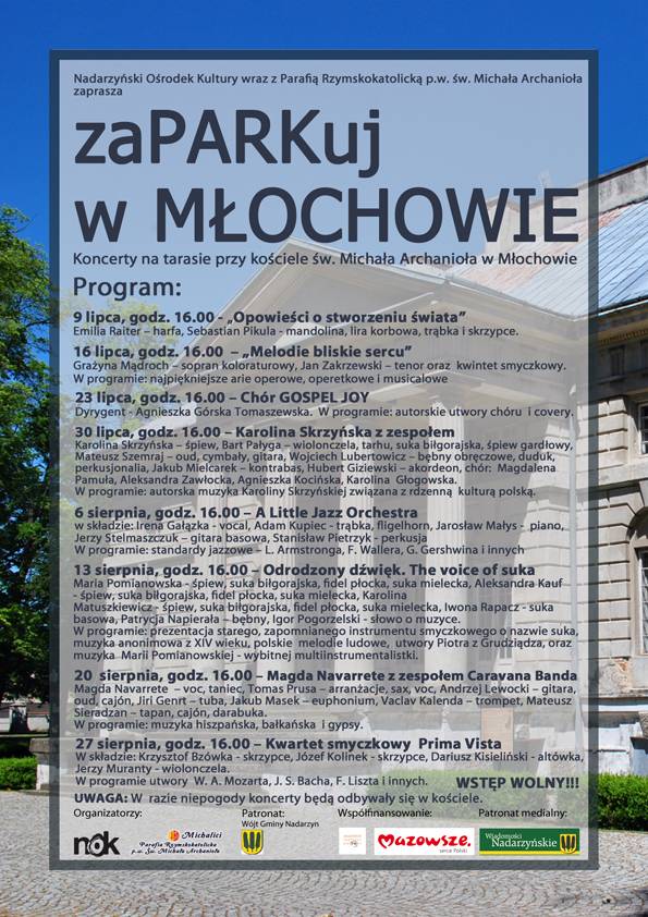 Koncerty zaPARKuj w Młochowie